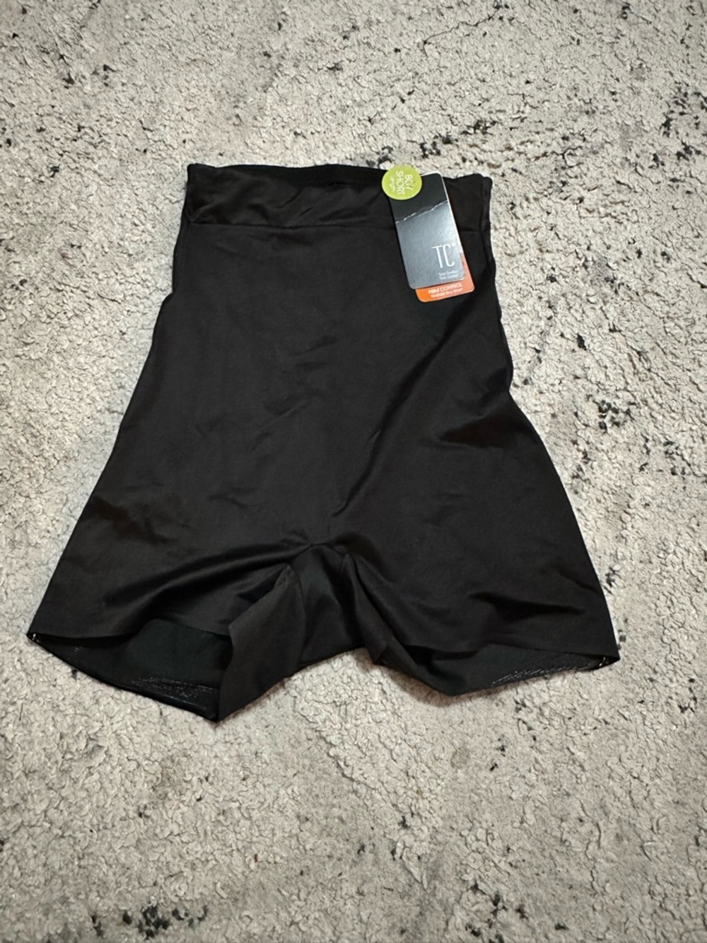 TC Total Comfort Black High-Waist Shaping Boy Shorts NWT Medium